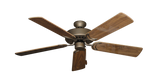 Dixie Belle traditional ceiling fan in Antique Bronze with 52 inch Walnut Gloss Blades