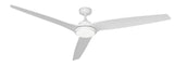 72 inch Evolution Ceiling Fan with Light by Tropos Air - Pure white