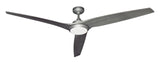 72 inch Evolution Ceiling Fan by Tropos Air - Brushed Nickel