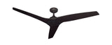 60 inch Evolution Ceiling Fan with Light by Tropos Air - Matte Black