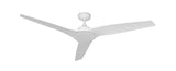 60 inch Evolution Ceiling Fan with Light by Tropos Air - Pure White