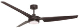Astra Three-Bladed Ceiling Fan in Oil Rubbed Bronze