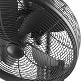 Veranda 13 inch Indoor/Outdoor Wall Fan by Quorum - Matte Blacck