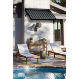 Veranda 13 inch Indoor/Outdoor Wall Fan by Quorum - Matte Blacck