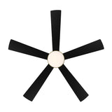 54 inch Eclipse Ceiling Fan by WAC Smart Fans - Soft Brass and Matte Black