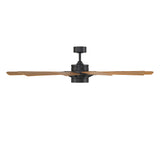 65 inch Windmill Ceiling Fan by WAC Lighting - Matte Black and Distressed Koa
