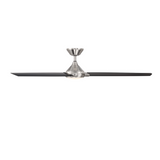 60 inch Zelda by WAC Smart Fans - Brushed Nickel and Matte Black