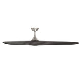 70 inch Malibu Ceiling Fan by WAC Lighting - Brushed Nickel and Ebony