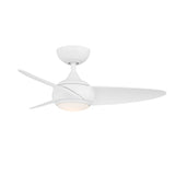 38 inch Loft Ceiling Fan by WAC Lighting - Matte White