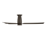 52 inch Smooth Flush Ceiling Fan in Bronze shown from side