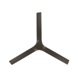 52 inch Smooth Flush Ceiling Fan in Bronze shown from below