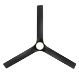 52 inch Smooth Flush Ceiling Fan with LED Light by Modern Forms - Soft Brass and Matte Black