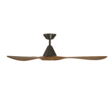 60 inch Carve Ceiling Fan by Modern Forms - Bronze and Distressed Koa