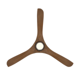 60 inch Carve Ceiling Fan with LED Light by Modern Forms - Bronze and Distressed Koa