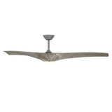 72 inch Zephyr Luminaire Ceiling Fan by Modern Forms - Graphite with Weathered Wood Blades