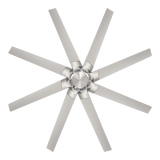 70 inch Roboto XL Ceiling Fan by Modern Forms - Brushed Nickel