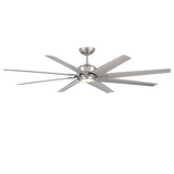 70 inch Roboto XL with Luminaire by Modern Forms - Brushed Nickel