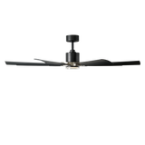 60 inch Aura Smart Fan by Modern Forms - Matte Black and Brushed Nickel