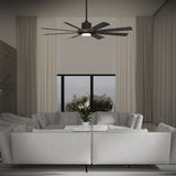 60 inch Aura Smart Fan by Modern Forms - Matte Black and Soft Brass