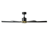 60 inch Aura Smart Fan by Modern Forms - Matte Black and Soft Brass