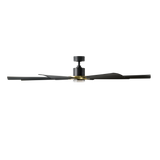 72 inch Aura Smart Fan by Modern Forms - Matte Black and Soft Brass