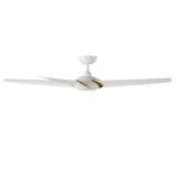 62 inch Lucid by Modern Forms - Soft Brass and Matte White