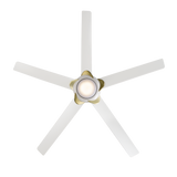 62 inch Lucid by Modern Forms - Soft Brass and Matte White