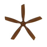 62 Inch Zephyr 5 by Modern Forms - Matte Black with Distressed Koa Blades