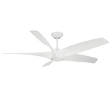 62 Inch Zephyr 5 by Modern Forms - Matte White