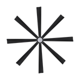 84 inch Size Matters with LED Light by Modern Forms - Matte Black