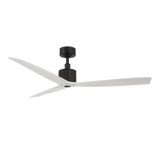 60 inch Spinster by WAC Smart Fans - Matte Black and Matte White