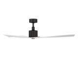 60 inch Spinster by WAC Smart Fans - Matte Black and Matte White
