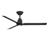 52 inch Smooth Ceiling Fan with LED Light by Modern Forms - Matte Black
