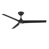 Pisces ceiling fan in Matte Black