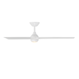 Pisces Ceiling fan in Matte White