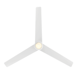 Pisces Ceiling fan in Matte White