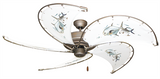 52 inch Raindance Ceiling Fan - Permit - Game Fish of the Florida Keys Custom Canvas Blades