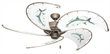 52 inch Raindance Ceiling Fan - Tarpon - Game Fish of the Florida Keys Custom Canvas Blades