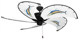 52 inch Raindance Ceiling Fan - Wahoo - Game Fish of the Florida Keys Custom Canvas Blades
