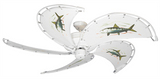 52 inch Raindance Ceiling Fan - Bonefish - Game Fish of the Florida Keys Custom Canvas Blades