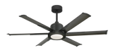 Titan II Ceiling Fan with 52 inch Sweep Aluminum Blades in Oil Rubbed bronze with LED Light