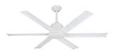 Titan II ceiling fan in Pure White with 52 inch sweep aluminum blades