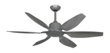 Titan II Ceiling Fan with 52 inch Sweep Resin Blades in Brushed Nickel