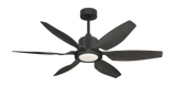 Titan II Ceiling Fan with 52 inch Sweep Resin Blades in Oil Rubbed Bronze with Light