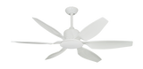 Titan II ceiling fan in Pure White with 52 inch sweep resin blades