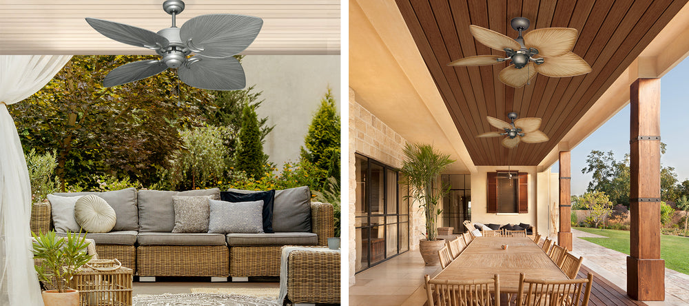 Outdoor Ceiling Fans for patios, terraces and exterior locations