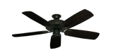 Riviera Oil Rubbed Bronze Ceiling Fan with Arbor 425 Dark Walnut Blades