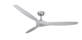 60 inch Solara Smart Ceiling Fan by TroposAir - Brushed Nickel Motor Finish and Stone Finish Blades