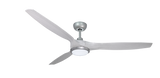 60 inch Solara Smart Ceiling Fan by TroposAir - Brushed Nickel Motor Finish and Stone Finish Blades