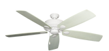Futura Ceiling Fan in Pure White with Whitewash Arbor 725 Blades